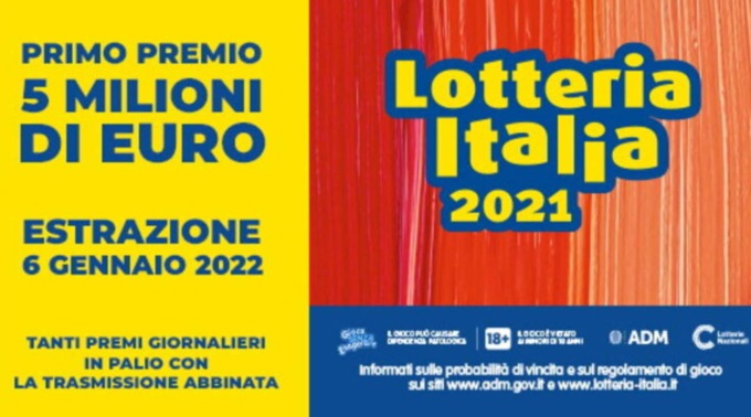 Lotteria Italia 2021: Vercelli terza in Piemonte per incremento vendite