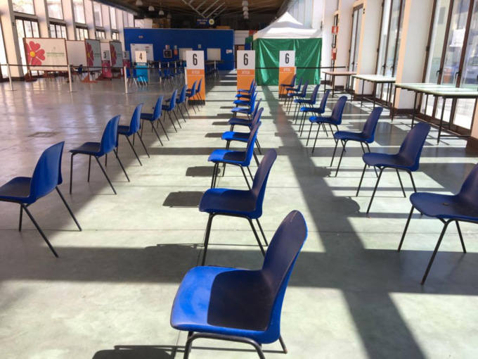 Trino: centro vaccinale del Mercato Coperto nuovamente operativo sia sabato che domenica
