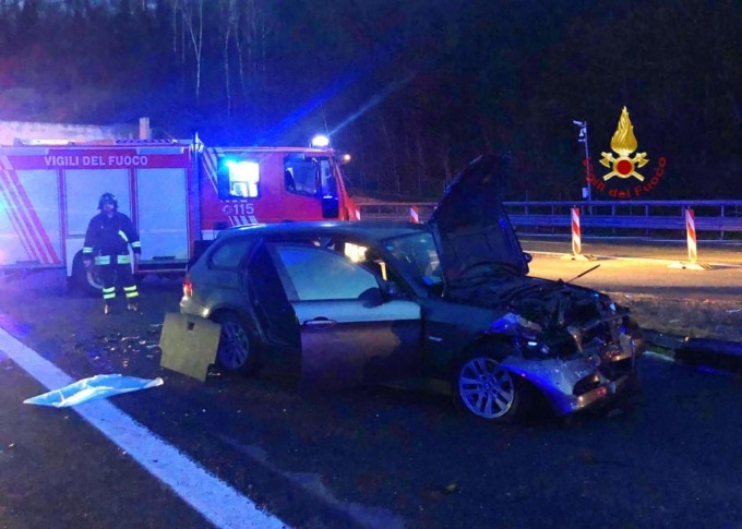 Incidente mortale sulla A5 nella zona di Alice Castello