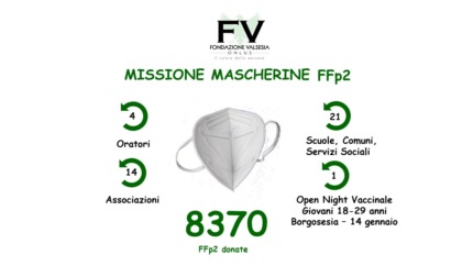 Missione "Mascherine FFP2" - Fondazione Valsesia Onlus