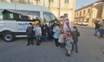 Olcenengo: inaugurato il nuovo scolabus regalato da Carlo Olmo