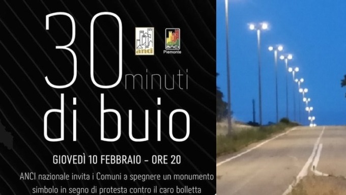 Trenta minuti di buio: spegnete il Cavalcaferrovia Avogadro…