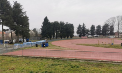 Taglio del nastro del nuovo campo di atletica leggera a Vercelli