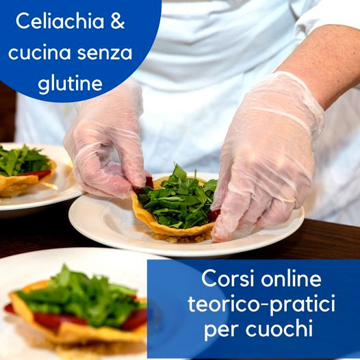 Celiachia: corsi online per cuochi e addetti delle mense