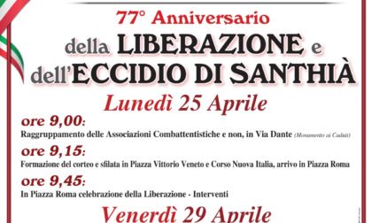 Santhià celebra il 25 ed il 29 aprile