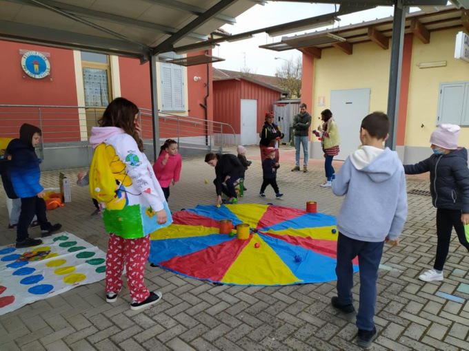 Bimbi ucraini al torneo di calcio di Caresana