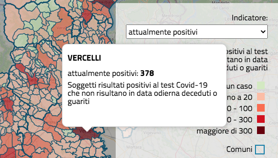 Covid Piemonte: situazione regionale di venerdì 1° aprile