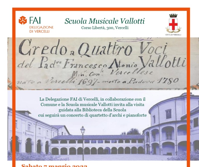 Giornata FAI: apertura straordinaria Biblioteca Vallotti