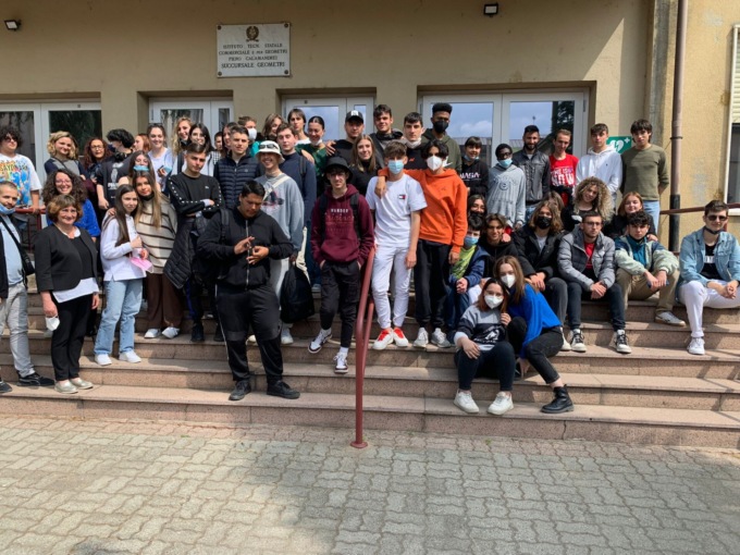Allievi e docenti francesi in visita al Calamandrei di Crescentino