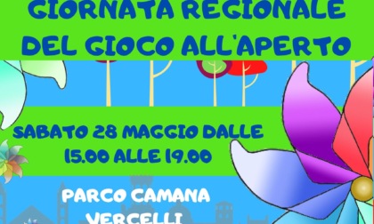 Sabato 28 maggio a Parco Camana, giornata regionale del gioco libero all’aperto