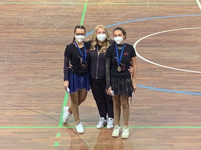 Skating Vercelli: oro e argento per Alessia Chiodo e Giulia Cecchettin