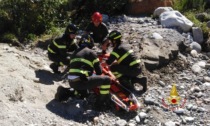 Ragazzo infortunato a Ponte Agnona soccorso da Vigili del Fuoco e 118