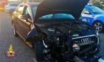 Vercelli Ovest: scontro fra due vetture e feriti in codice giallo
