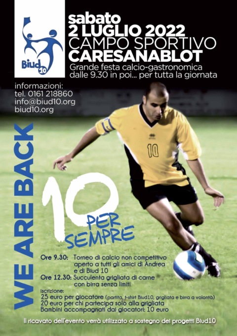 Torna la festa calcio-gastronomica Biud10