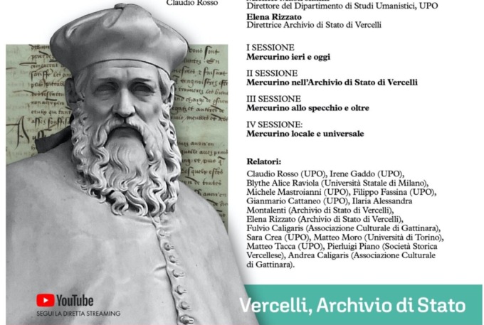 Archivio di Stato: due giorni di eventi in onore di Mercurino Arborio Gattinara