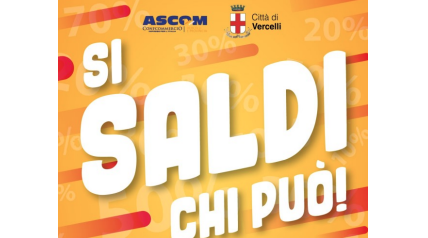 Si saldi chi può: sabato 2 luglio a Vercelli kermesse Ascom