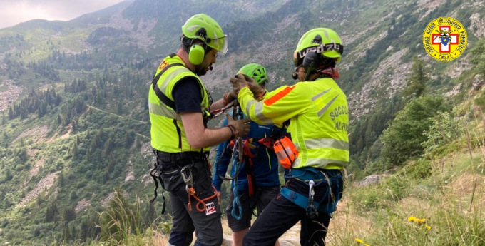 Tecnico si sente male  sul Mucrone a oltre 2300 metri: salvato