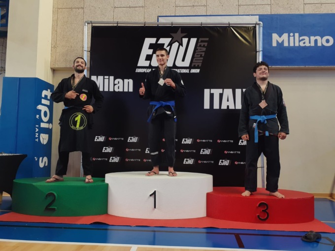 Pietro Ferrero vince anche l’European Jiujitsu League a Milano