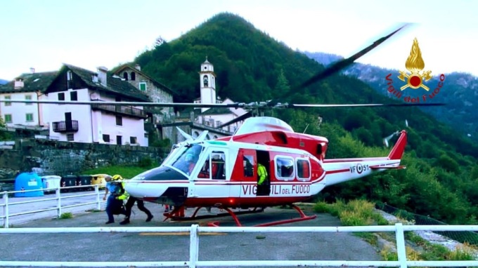 Escursionista in difficoltà soccorso dai Vigili del Fuoco