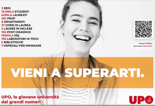 Università del Piemonte Orientale: aperte le iscrizioni ai corsi