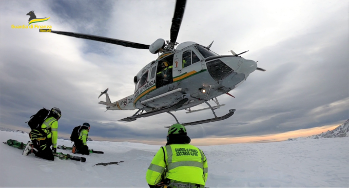 Record di interventi per il soccorso alpino della Gdf di Alagna Valsesia