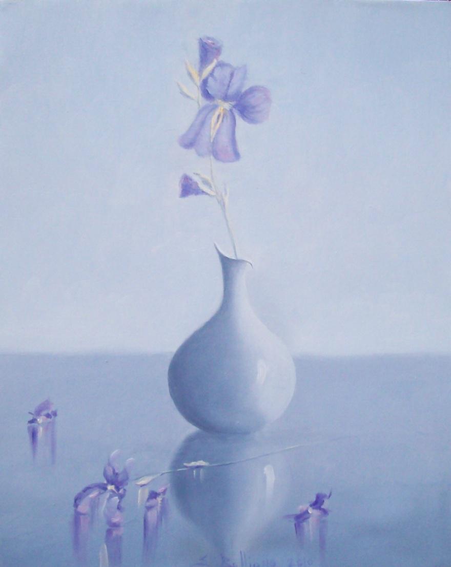 Ezio Balliano - Vaso con iris