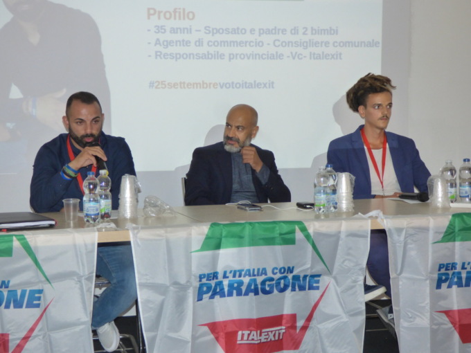 Elezioni Politiche 2022: Sala esaurita per Paragone e i candidati Italexit