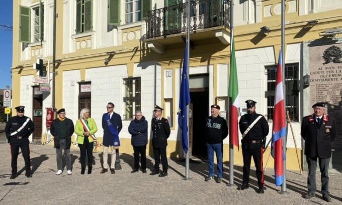 Stamattina celebrato il 4 novembre a Olcenengo Prima Vercelli