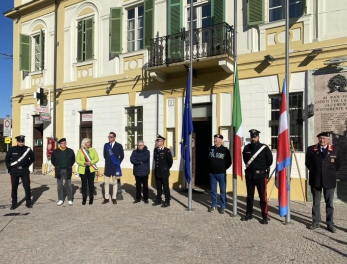 Stamattina celebrato il 4 novembre a Olcenengo