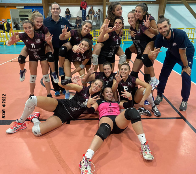Manita di vittorie in campionato per la S2M Volley serie D