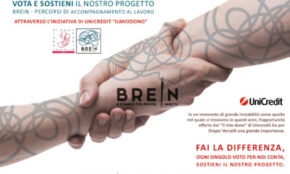 Diapsi Vercelli chiede il sostegno con Il Mio Dono di Unicredit