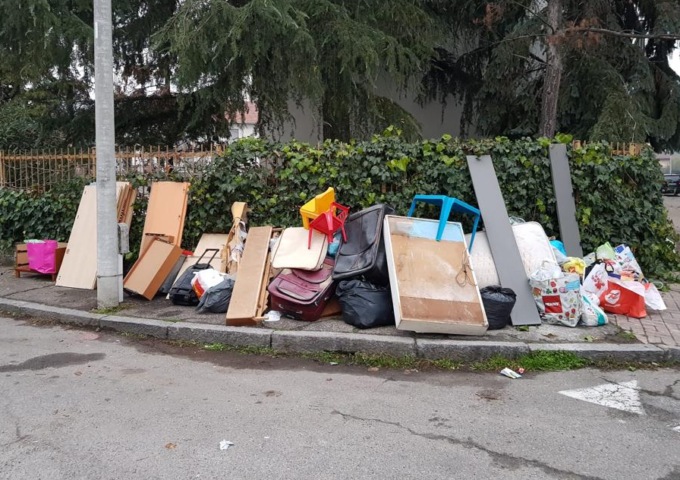 Guardate via Pisa questa mattina… Follia