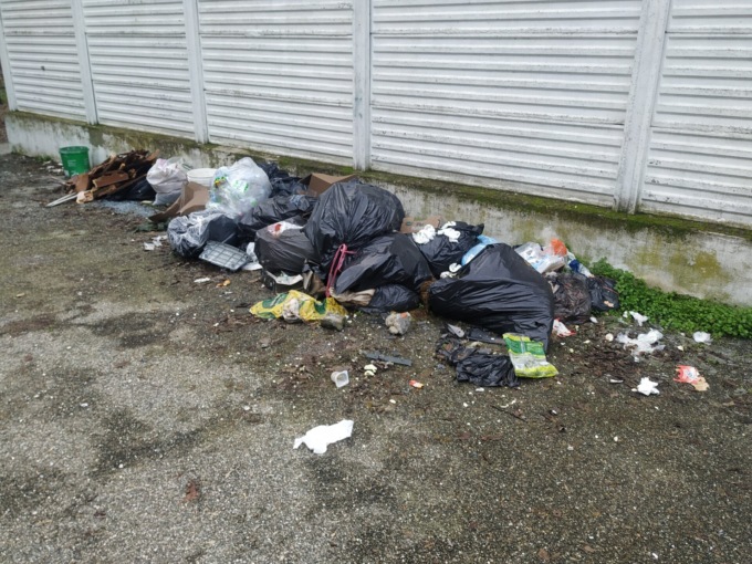 Guardate com’è ridotta via Trento…