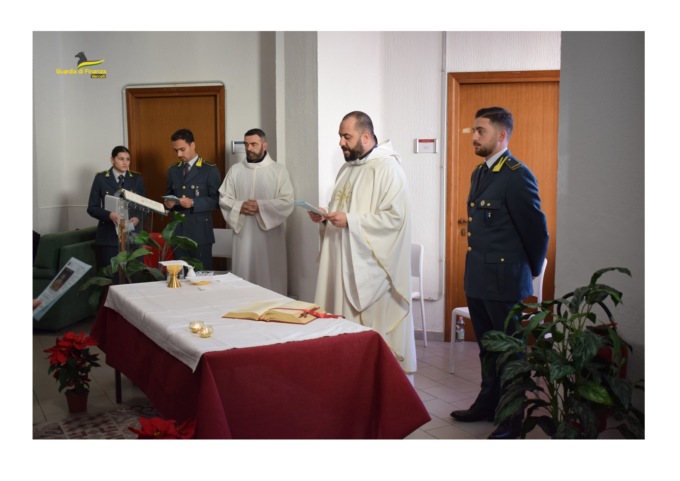 Messa di preparazione al Natale per la Guardia di Finanza