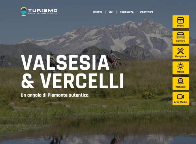 On line il portale dell’Atl per attrarre turisti a Vercelli e Valsesia