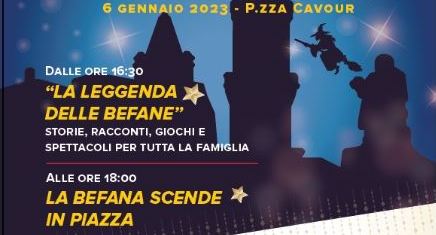Torna la Befana in piazza e al Civico Epifania con la lirica