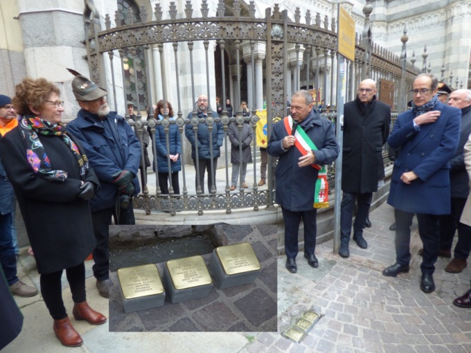 Giornata della Memoria 2023 a Vercelli: storica posa delle pietre d’inciampo