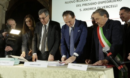 Ospedale Vercelli: storica firma, investiti 53 milioni di euro per una nuova palazzina