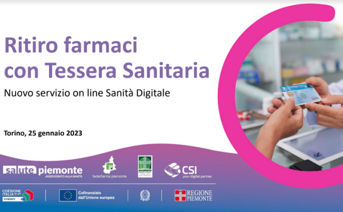 Ora le medicine si ritirano in farmacia con la tessera sanitaria