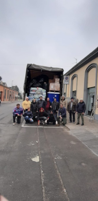Partito da Vercelli un nuovo carico di aiuti all’Ucraina