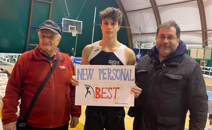 Emanuele Bellanova batte dopo 19 anni il record provinciale dell’Asta