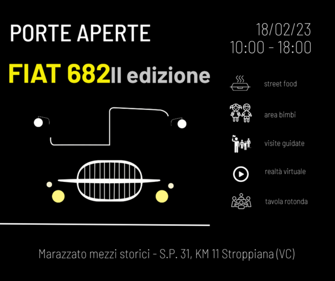Stroppiana: ancora un open day Marazzato sul Fiat 682