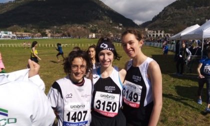 Atletica Vercelli protagonista con le sue ragazze ai cross di Gubbio