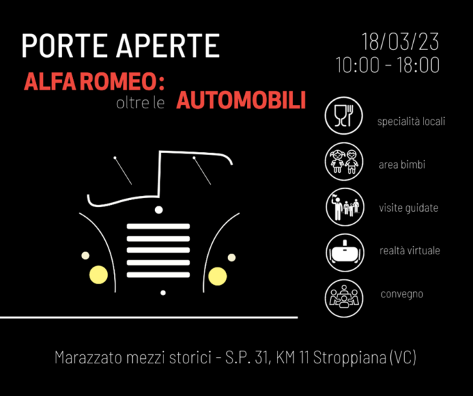 Collezione Marazzato: nuovo evento dedicato ad Alfa Romeo
