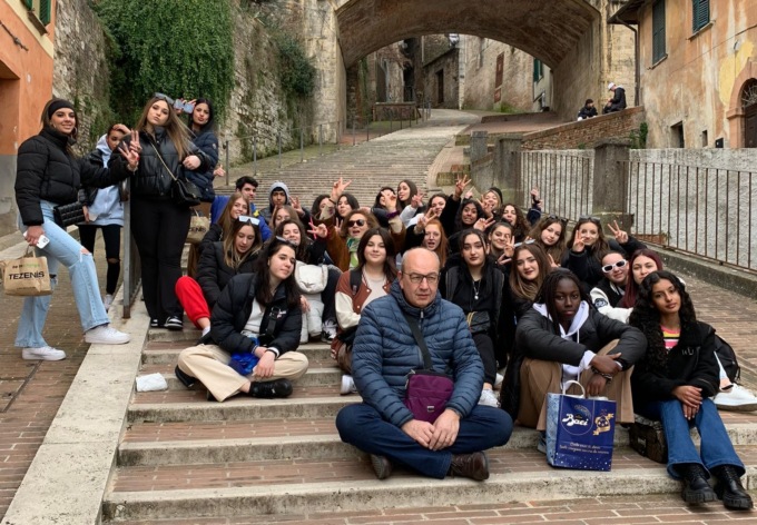 Apprensione per gli studenti del Cavour in Umbria