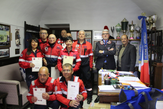 Il “grazie” della Regione ai Carabinieri in congedo per le attività durante la pandemia