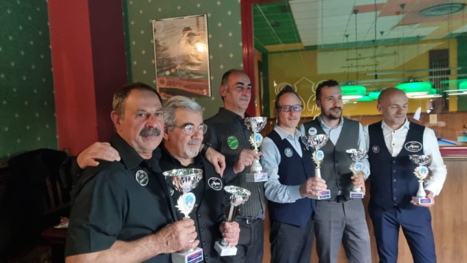 Biliardo: le appassionanti finali del campionato Interprovinciale