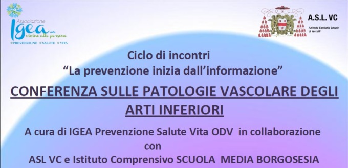 Una conferenza dedicata alle patologie vascolari degli arti inferiori