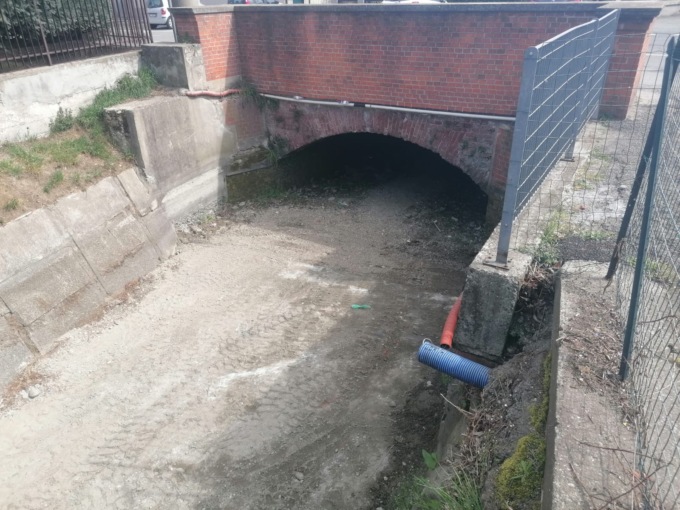 Pulito il tratto di tombinatura del Naviglio a Tronzano