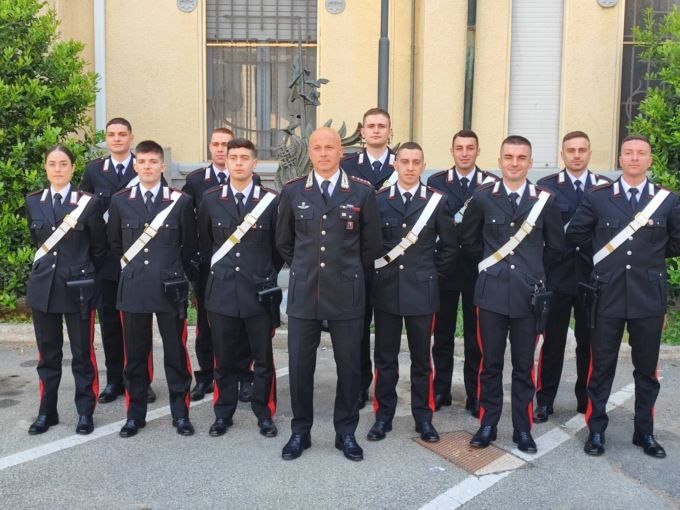 Undici giovani carabinieri assegnati ai reparti della Provincia